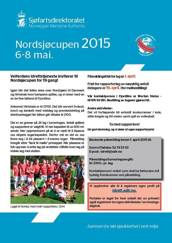 Invitasjon Nordsjøcupen 2015