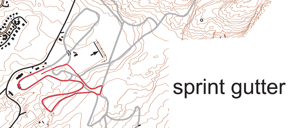 Løypekart sprint