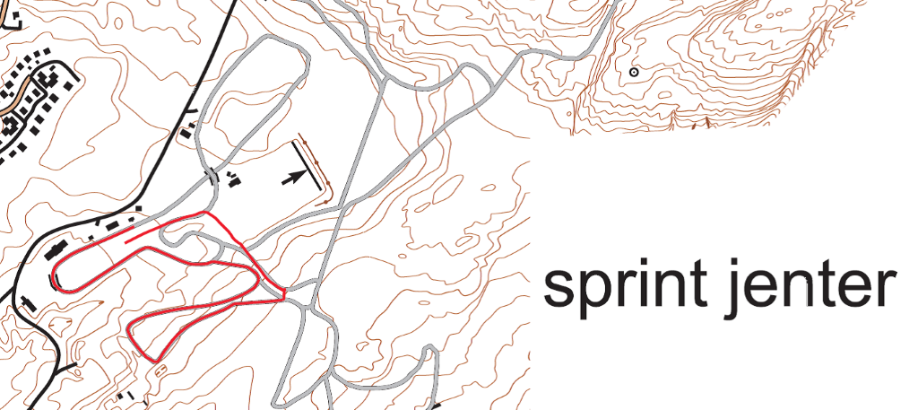 Løypekart sprint