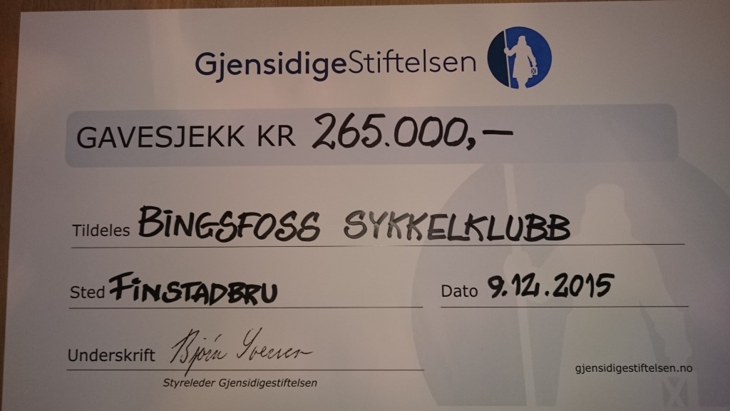 Takk til GjensidigeStiftelsen!