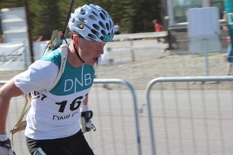 Johannes Thingnes Bø kom på fjerdeplass på jaktstarten Foto: Nordfjord Team