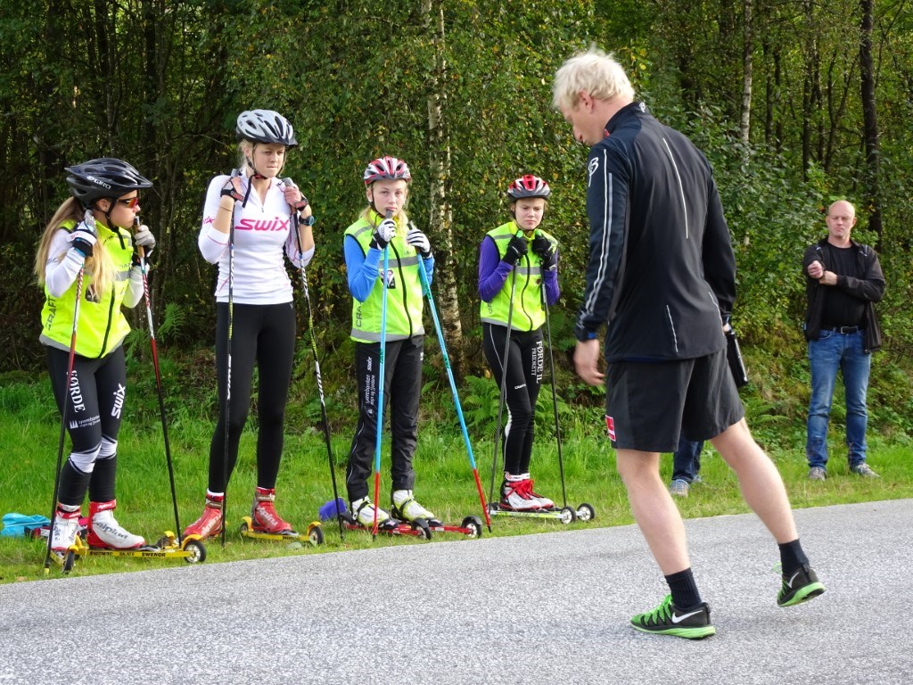 Rulleski i Angedalen