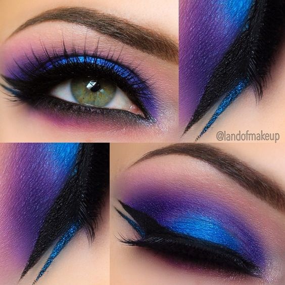 Magnificent Blues and Purples ❤'d by http://makeupartistrycairns.com.au/ To have radian eyes for the perfect eye makeup look, also check out these bright eye makeup ideas. #makeup #inspiration #eyes: 