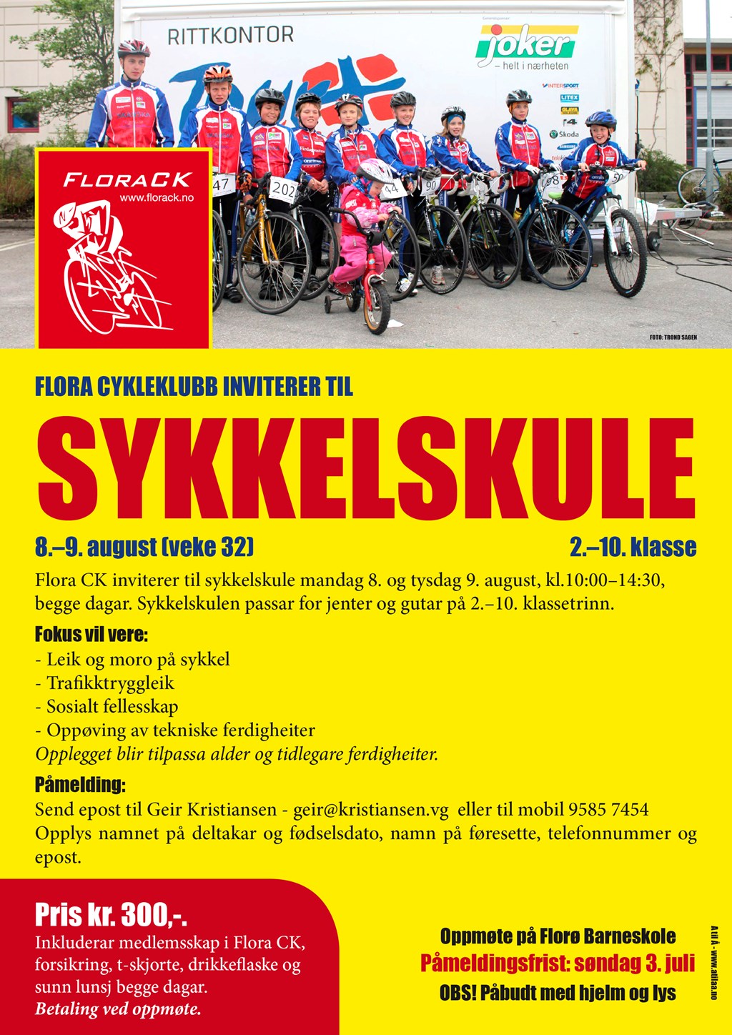 Infoark sykkelskule 2011