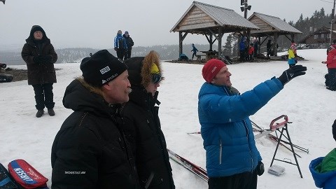 Alf-Ole Arntsen, Magnus Arntsen og Sigbjørn Fænn. Foto: Torstein Breivik