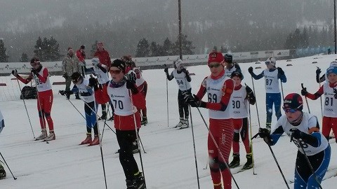 Startfeltet klasse J/G 13 og 14. Foto: Torstein Breivik