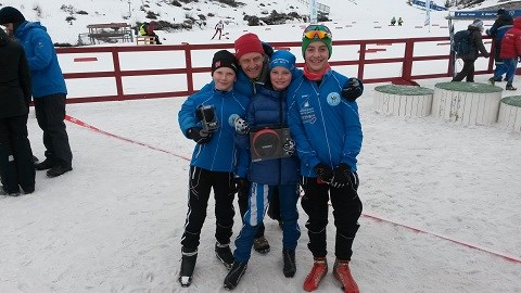 Sigurd, Sigbjørn, Oskar og Simon. Foto: Torstein Breivik