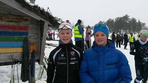 Håkon Nordeide Berg og Oskar Guddal Breivik. Foto: Markane IL