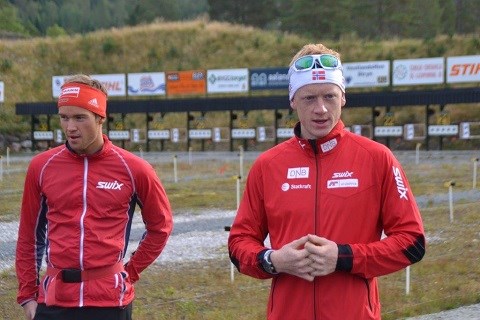 Jarle og Johannes. Foto: Margunn Hjelmeset