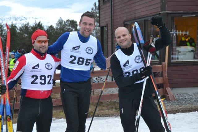 Edvar Tvinnereim, Trond Leirgulen og Are Njøten. Foto: Margunn Hjelmeset