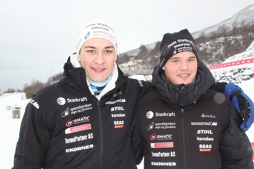 Vinnar av menn 18 år: Trygve Aaland Tryggestad og Lars Midthjell Gjørven. Foto: Ingrid Meland