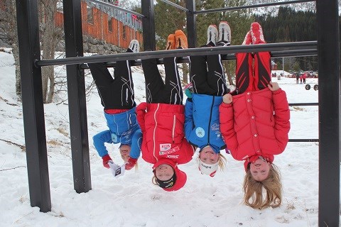 Oddrun, Maren, Mari Sofi og Selma. Foto: Ingrid Meland