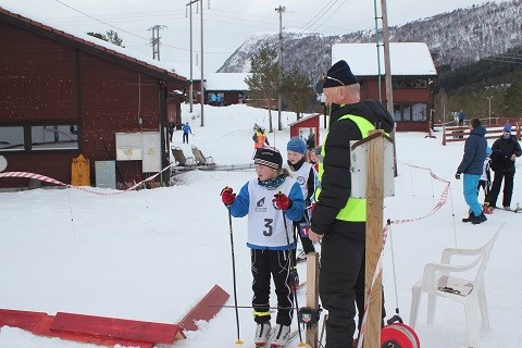 Mari Sofi Meland klar til start. Foto: TSN