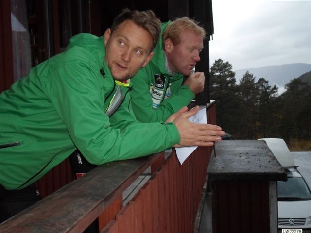 Sjur Ole Svarstad og Roar Hjelmeset. Foto: Margunn Hjelmeset