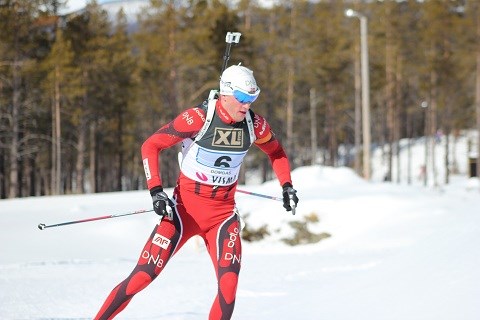 Tarjei Bø på ankeretappen i NM. Foto: Team Statkraft Nordfjord